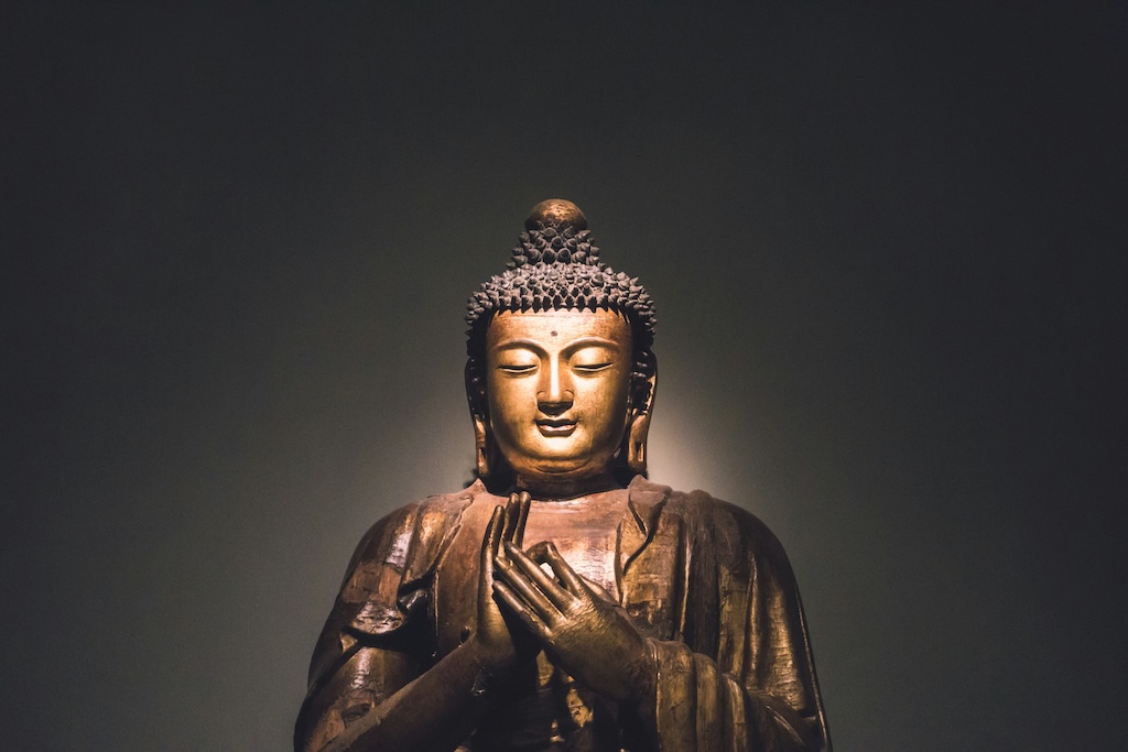 铜质镀金佛像
